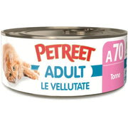 Petreet Vellutate Tonno Cibo Umido Gatto Adulto Barattolo 70g-1