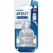 Philips Avent Airflex Tettarelle Flusso Lento 1m+ 2 pezzi-1