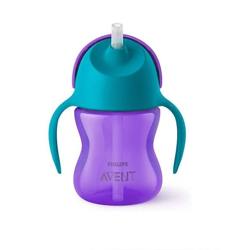 Avent Tazza Colorata con cannuccia flessibile 1 pezzo-1
