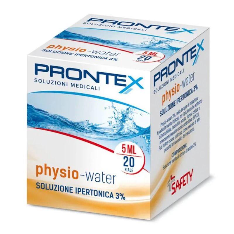 Prontex Physio-Water Soluzione Ipertonica 3% 20 Fiale Da 5ml-1