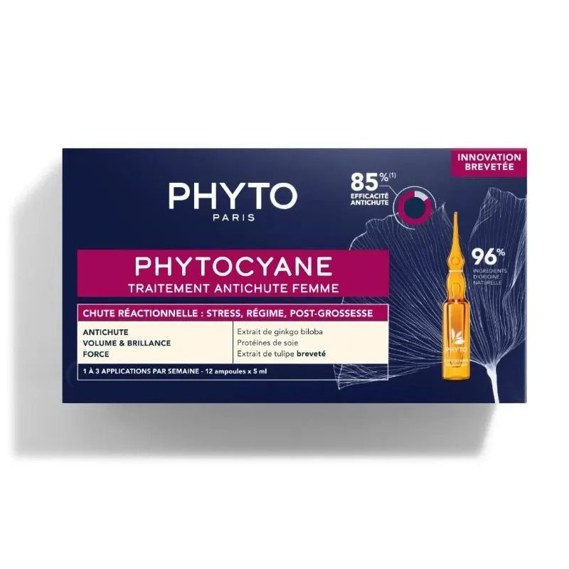 Phyto Phytocyane Caduta Temporanea Donna trattamento anticaduta capelli 12 fiale-1