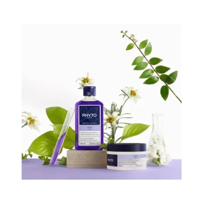 Phyto Phyto Violet Maschera Anti-giallo Riparatrice Nutre In Profondità 200ml-2