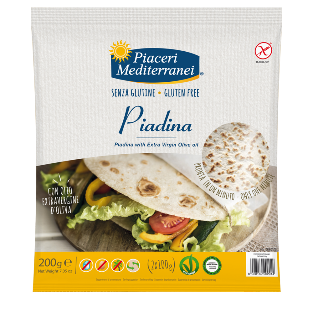 Piaceri Mediterranei Piadina Olio Di Oliva 200g-1
