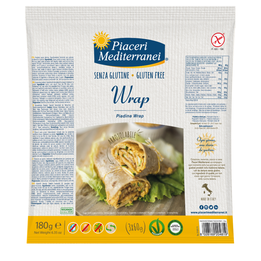 Piaceri Mediterranei Piadina Wrap 180g-1