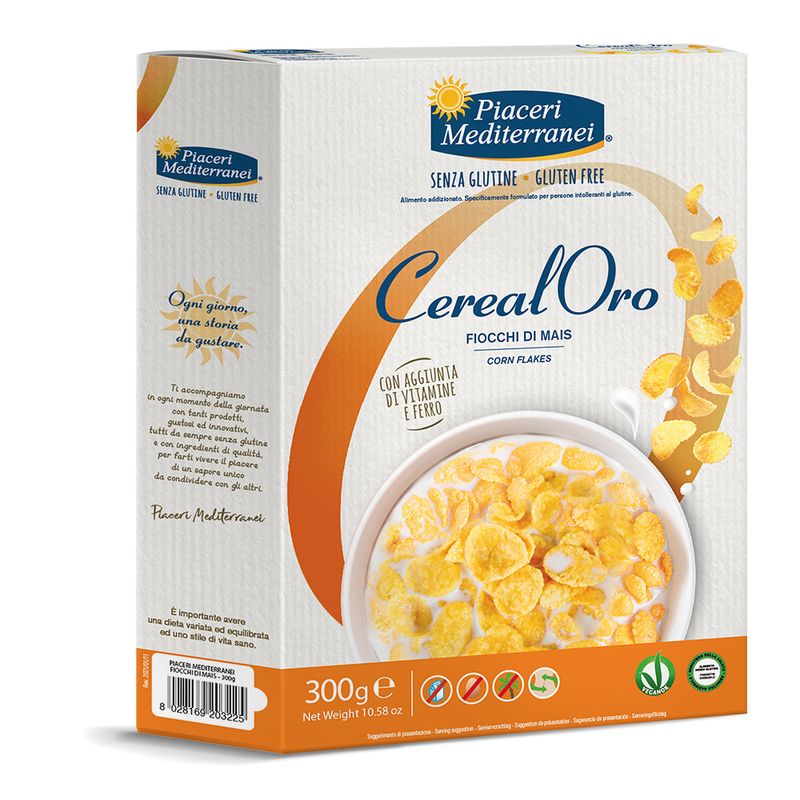 Piaceri Mediterranei Cereal Oro Fiocchi di mais 250g-1