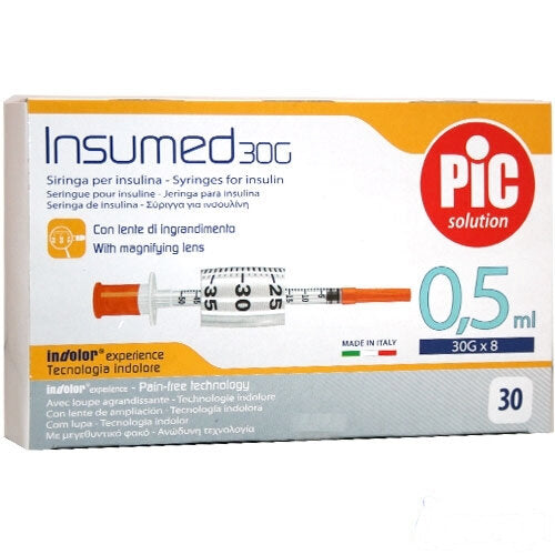Siringa Pic Insumed 0,5ml G30 30Pezzi-2