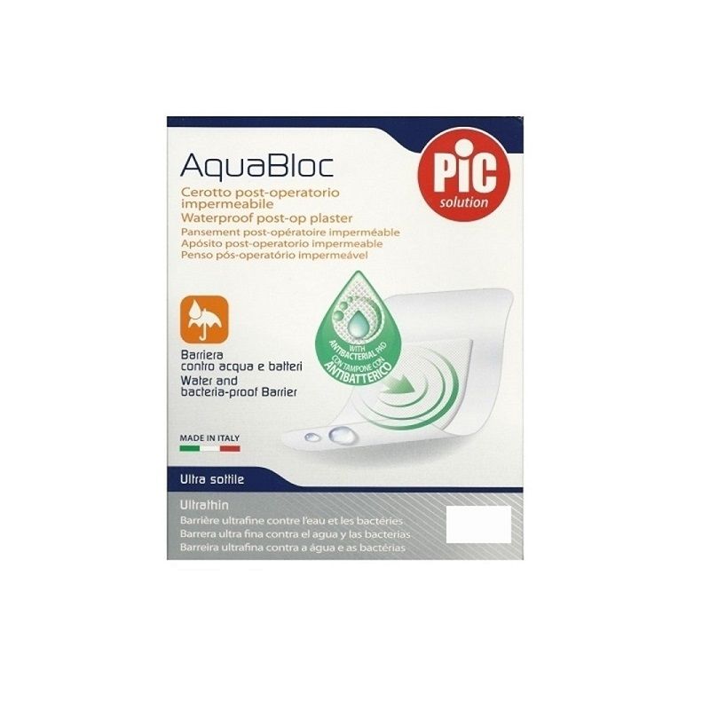 Pic Solution AcquaBloc Cerotto Post-Operatorio Impermeabile 5 pezzi 10x6cm-1