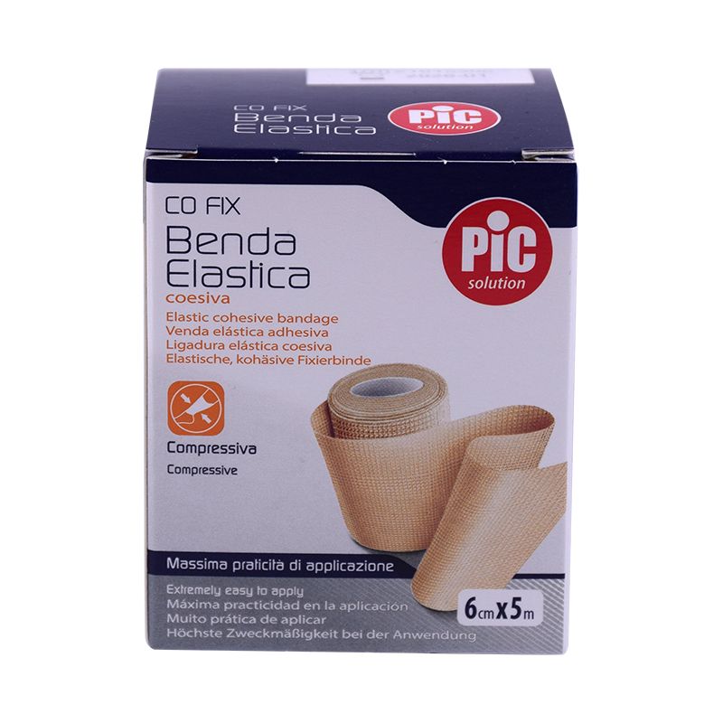 Pic Solution Co Fix Benda Elastica Coesiva compressiva 6cmx5cm-1