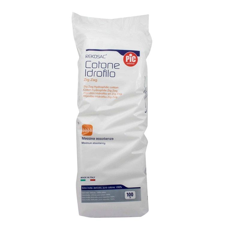 Pic Solution Rekosac Cotone Idrofilo Zig Zag 100g-1