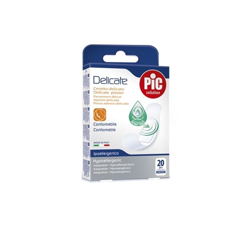 Pic Solutions Delicate cerotto delicato conformabile antibatterico 20 pezzi medium-1