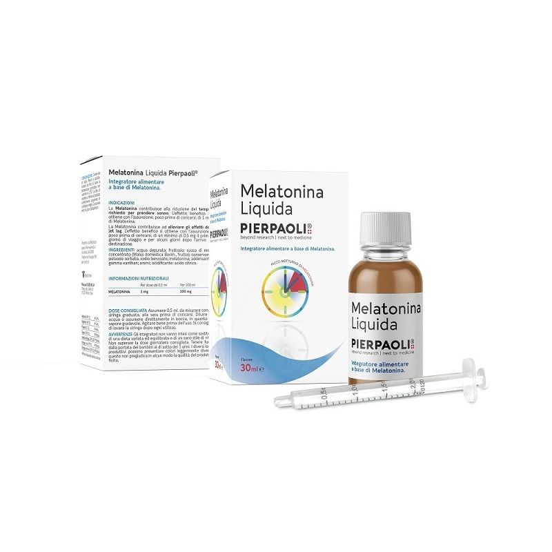 Pierpaoli Melatonina Liquida per il benessere del sonno 30ml-1