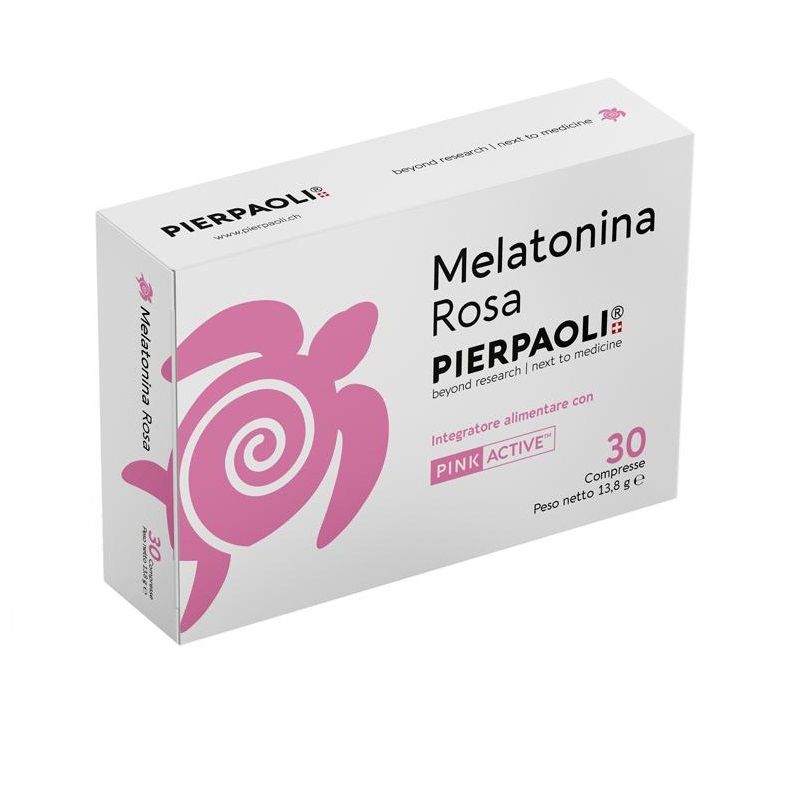 Pierpaoli Melatonina Rosa per il benessere del Sonno 30 compresse-1