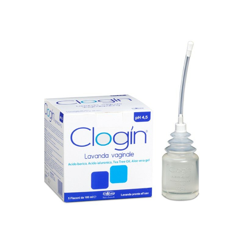 Clogin Lavanda vaginale 5 flaconi da 100 ml-2