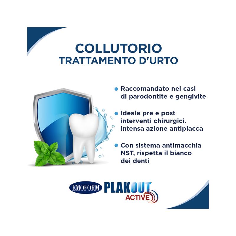 Emoform Plakout Active Collutorio 0.20% trattamento d'urto 200ml-3