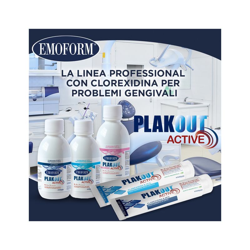 Emoform Plakout Active Collutorio 0.20% trattamento d'urto 200ml-5