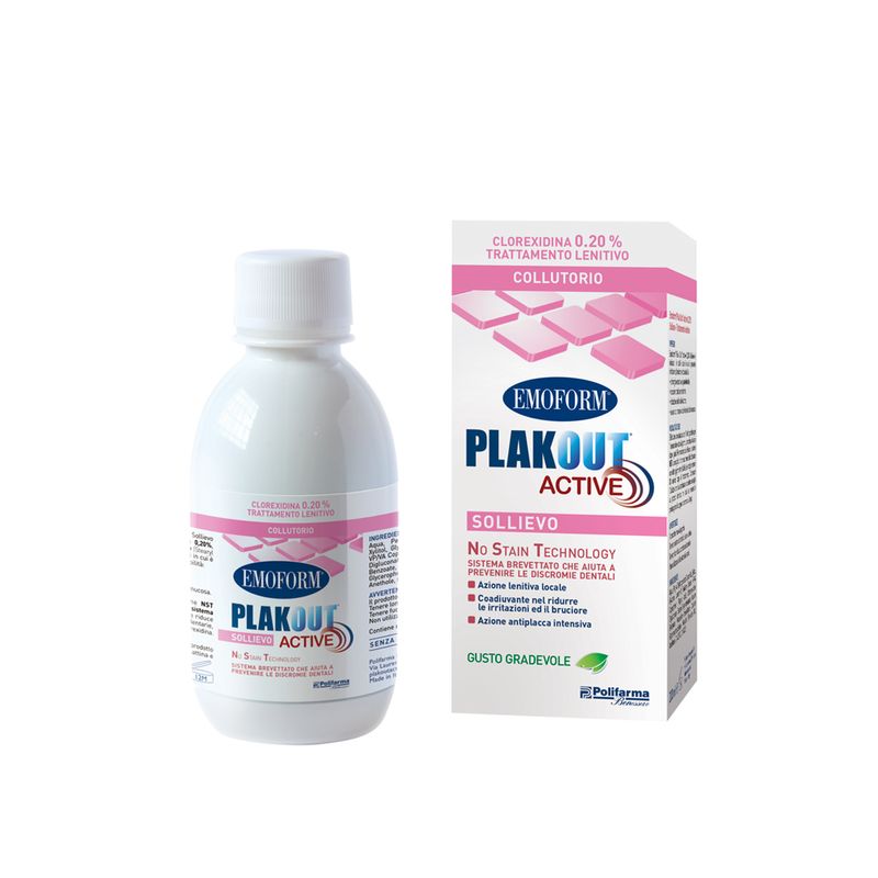 Plakout Active Sollievo Collutorio antiplacca 200ml-1