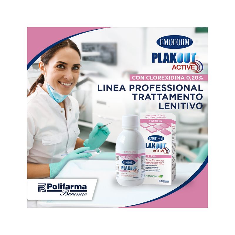 Plakout Active Sollievo Collutorio antiplacca 200ml-2