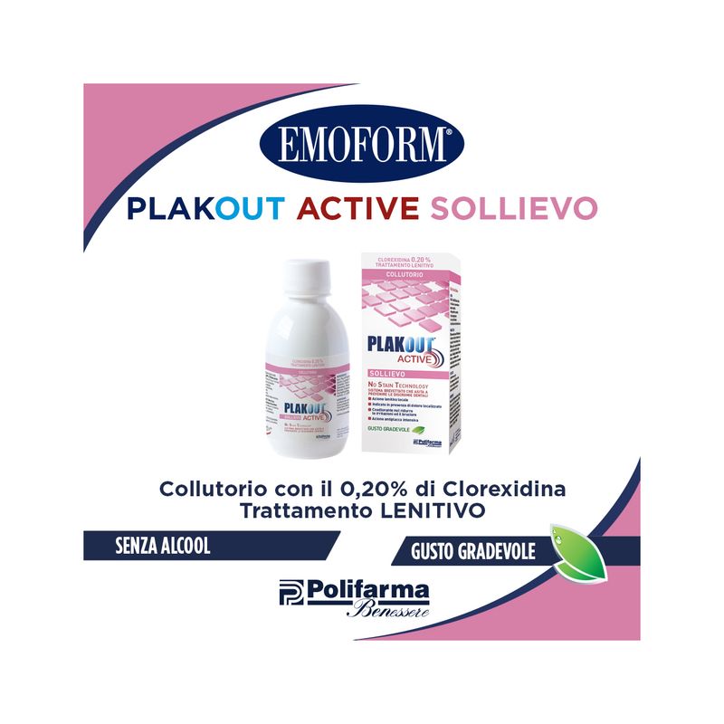 Plakout Active Sollievo Collutorio antiplacca 200ml-4