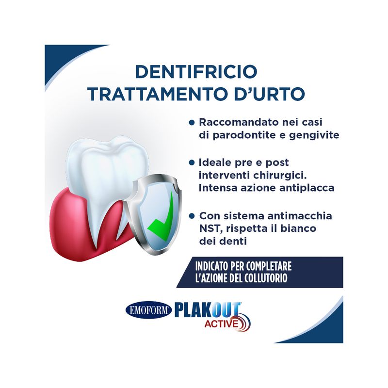 Plakout Dentifricio Gel Clorexidina 0,20% 75 ml-3