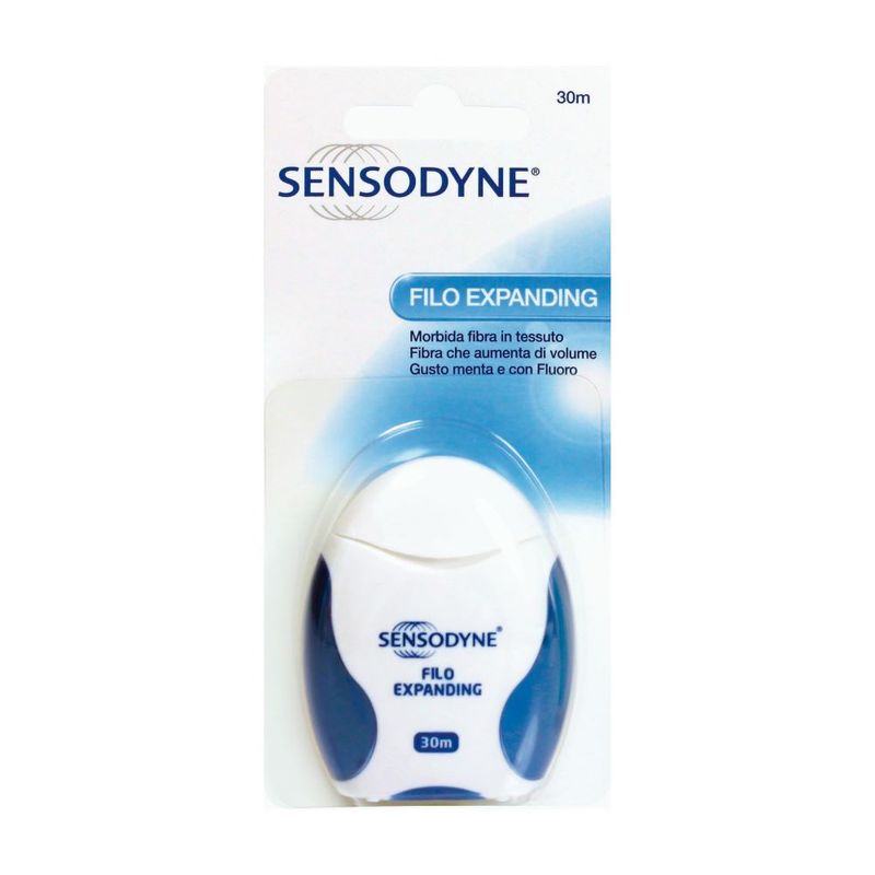 Sensodyne Filo Interdentale Expanding Con Fluoro Gusto Menta 30m-1
