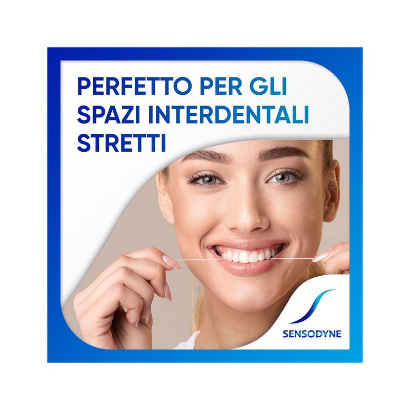 Sensodyne Filo Interdentale Expanding Con Fluoro Gusto Menta 30m-3