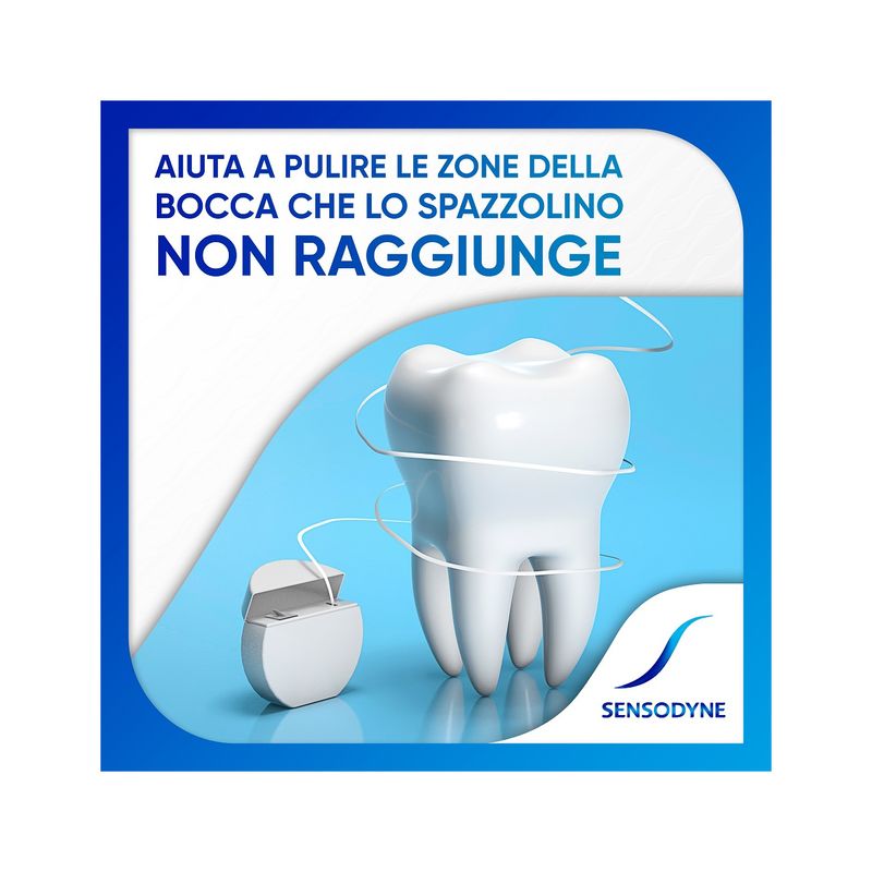 Sensodyne Filo Interdentale Expanding Con Fluoro Gusto Menta 30m-4