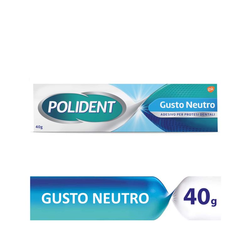 Polident Adesivo Per Protesi Dentale Tenuta Giornaliera Gusto Neutro 40 g-2