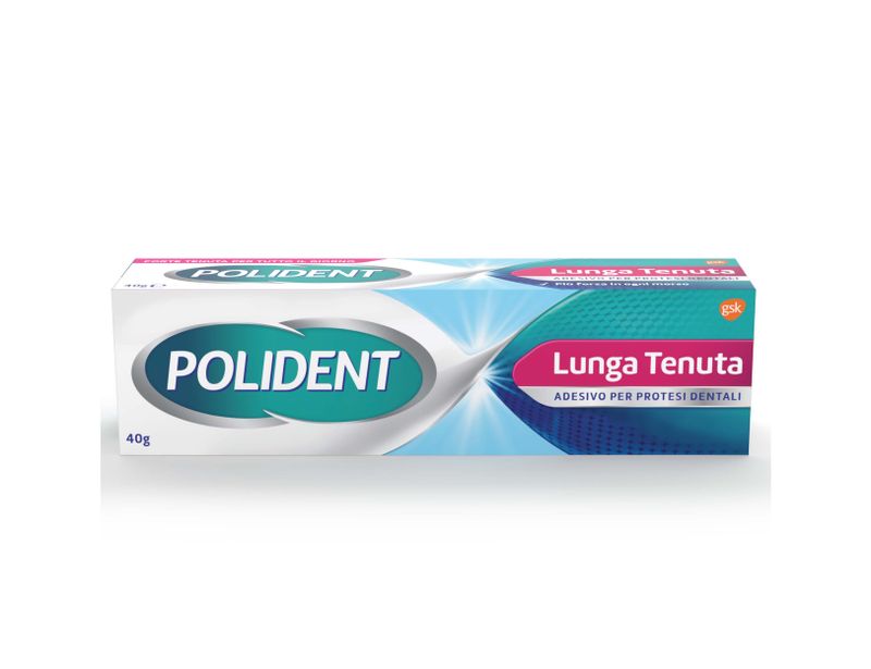 Polident Fissativo Lunga Tenuta Adesivo per Protesi Dentale Tenuta Giornaliera Gusto Menta 40g-1