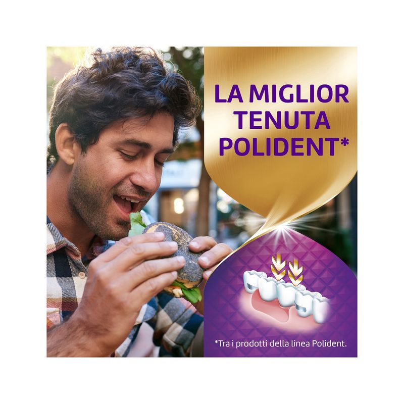 Polident Super Tenuta+Sigillante Adesivo Per Protesi Dentale Gusto Neutro 70g-3