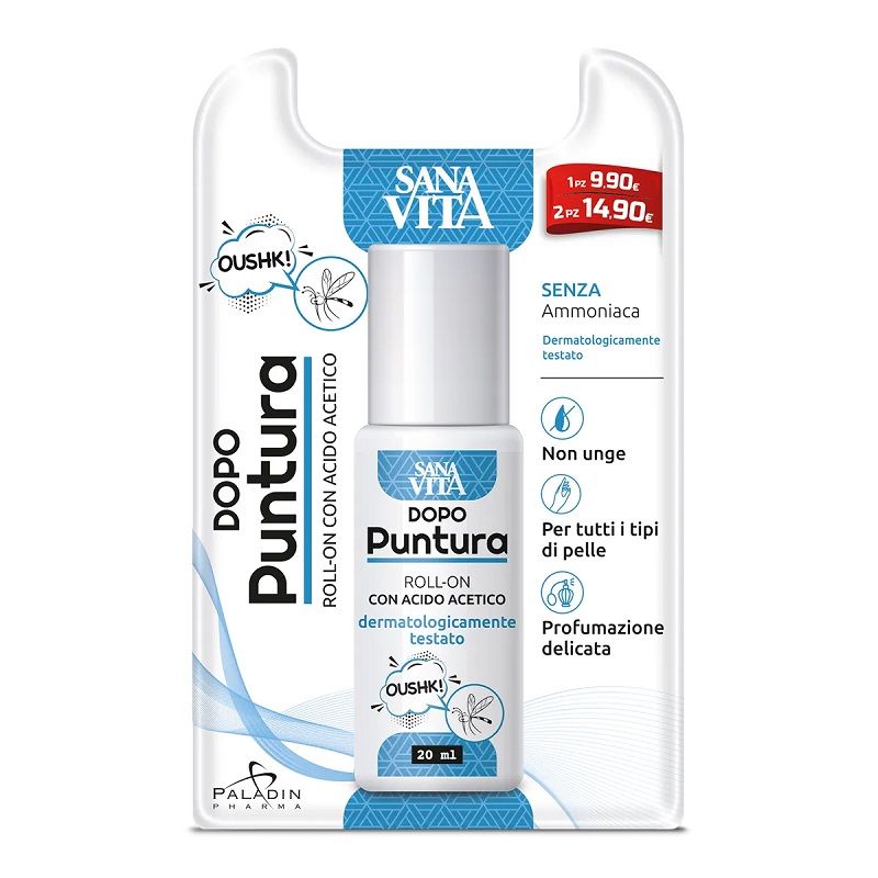 Sanavita Antizanzare Dopo Puntura roll-on 20ml-1