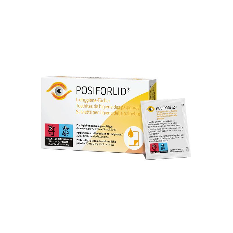 Posiforlid Salviette Palpebre 20 Pezzi-1