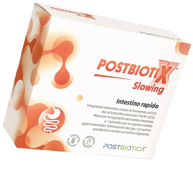 PostbiotiX Slowing per la regolarità intestinale 14 bustine-1