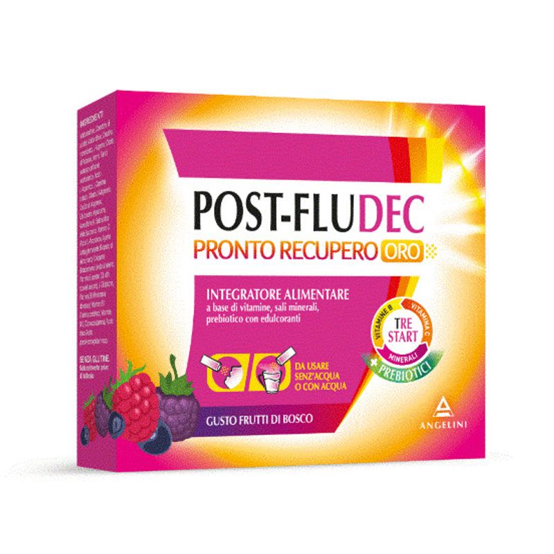 Post-Fludec Pronto Recupero Oro Frutti Di Bosco 12 Bustine-1