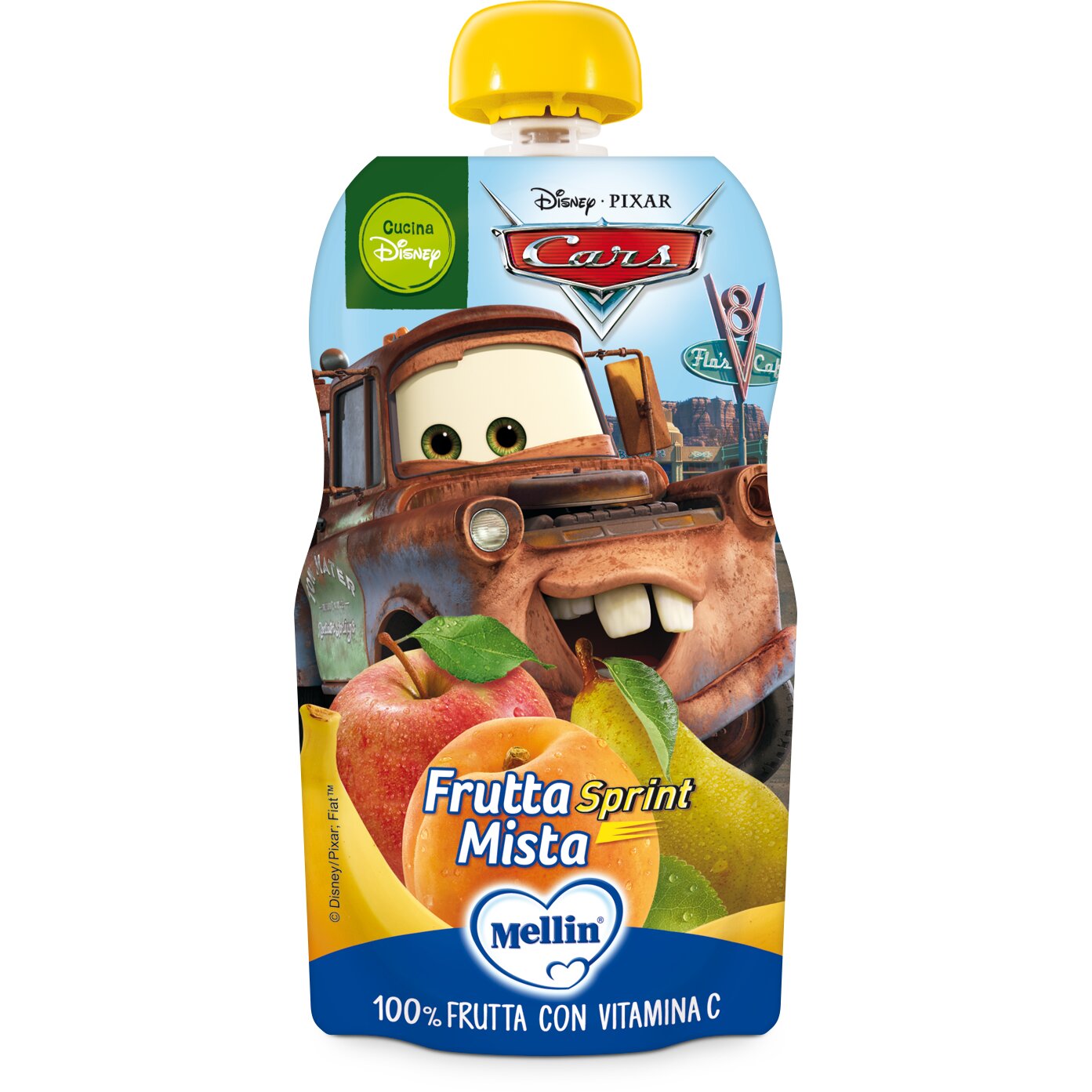 Mellin Disney Merenda Frutta Mista Sprint 110g-2