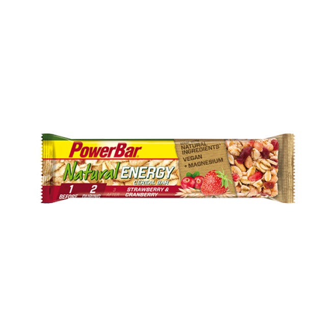 Powerbar Natural Energy Cereal Strawberry & Cramberry 1 Barretta 40g-1