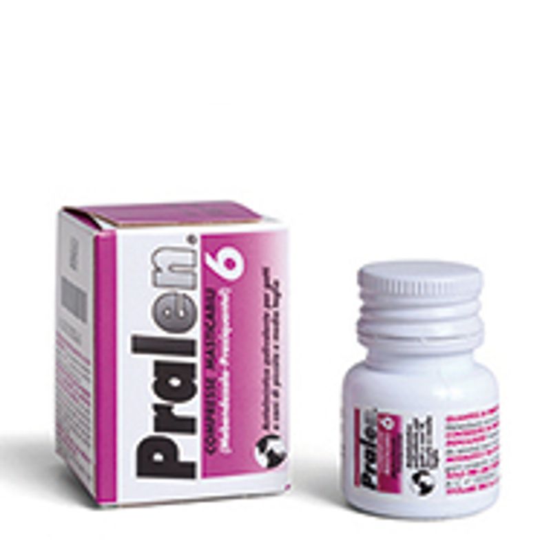 Pralen 6 Compresse Masticabili 240mg Gatti/Cani Taglia Piccola/Media-1