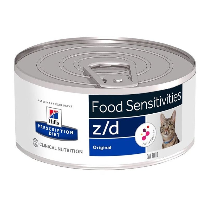 Hill's Prescription Diet Z/D Food Sensitivity Gatto Lattina 156g-1
