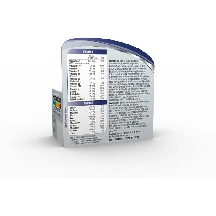 Multicentrum Uomo 50+ Integratore Alimentare Multivitaminico Vitamina D3 C B Zinco Magnesio 60 Cpr-11