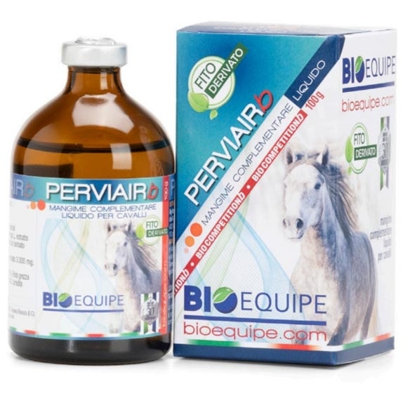 Perviair Mangime Complementare Per Vie Respiratorie Per Equini 100ml-1