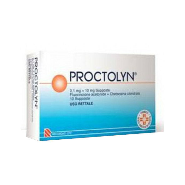 Proctolyn emorroidi 10 Supposte 0,1mg + 10mg-2