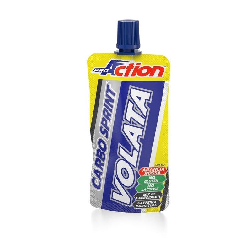 Proaction Carbo Sprint Volata Arancia Rossa integratore a base di carboidrati e zuccheri 50ml-1
