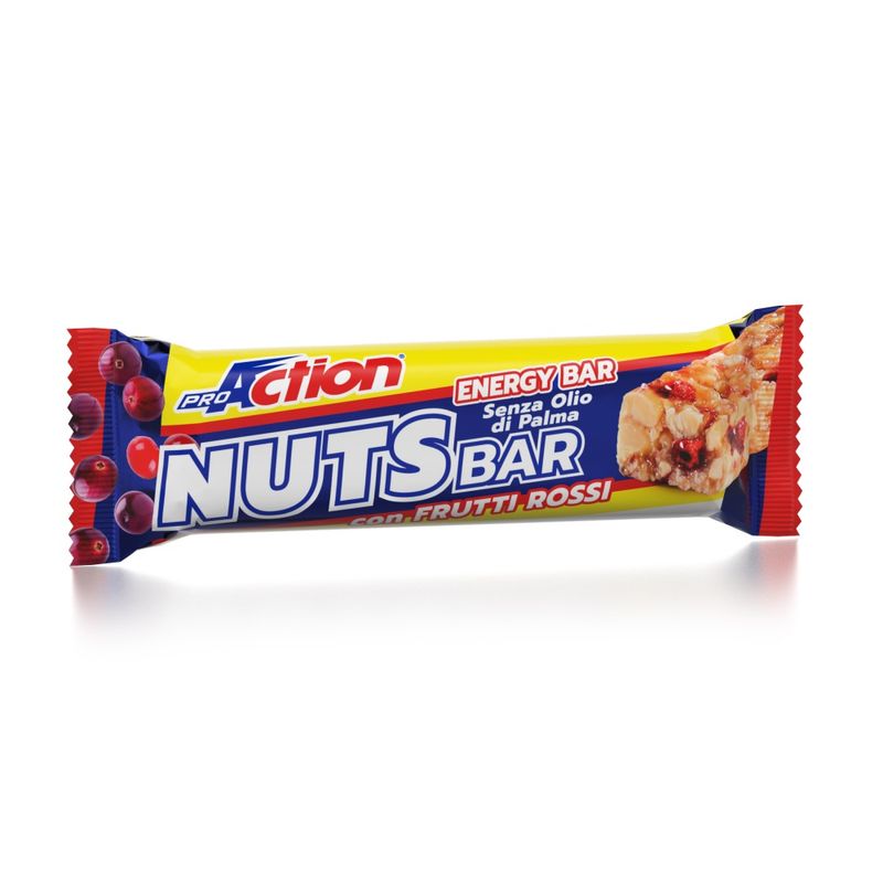 Proaction Nuts Bar Frutti Rossi 30g-1