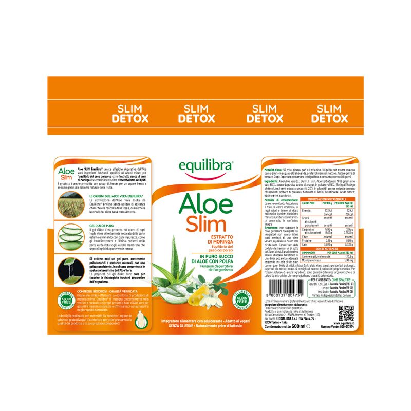 Equilibra Aloe Vera Slim 500ml-4