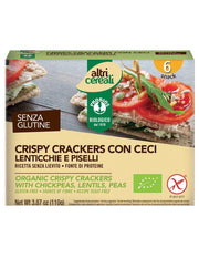 Probios Crispy Crackers Bio con Ceci Lenticchie e piselli 110g-1