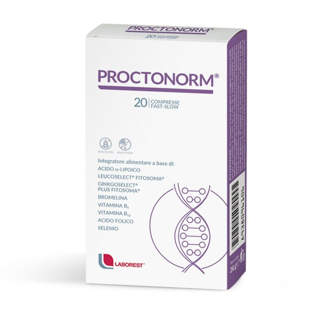 Laborest Proctonorm integratore alimentare antiossidante e per il microcircolo 20 compresse-3