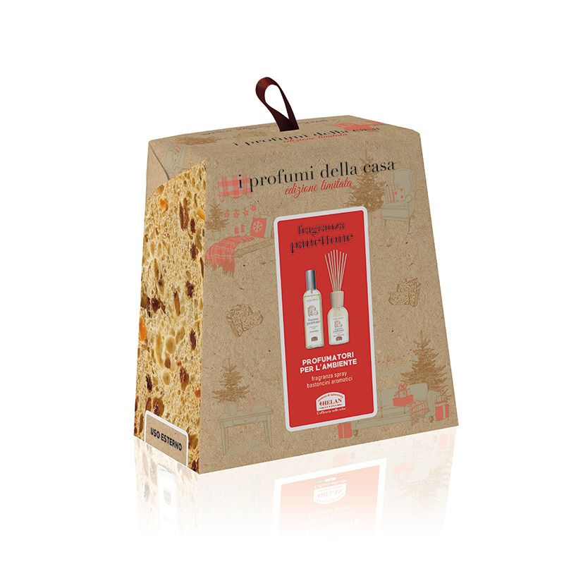 Helan Profumi di Casa Set Panettone bastoncini per ambienti fragranza panettone 90ml-1