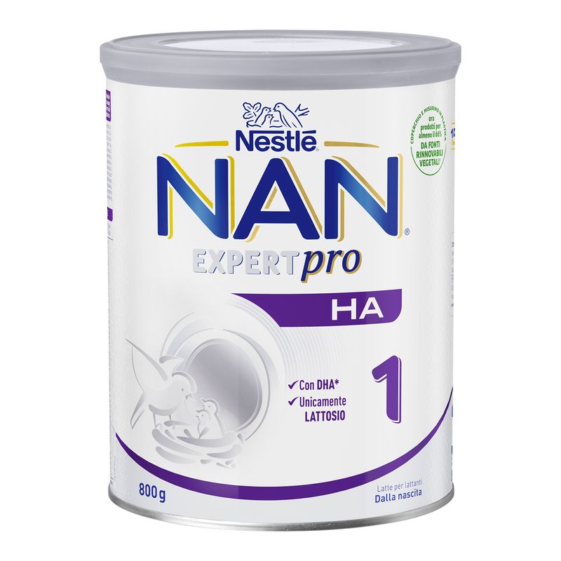 Nestlé Nan Ha 1 Latte Per Lattanti in Polvere Dalla Nascita Latta 800g-1