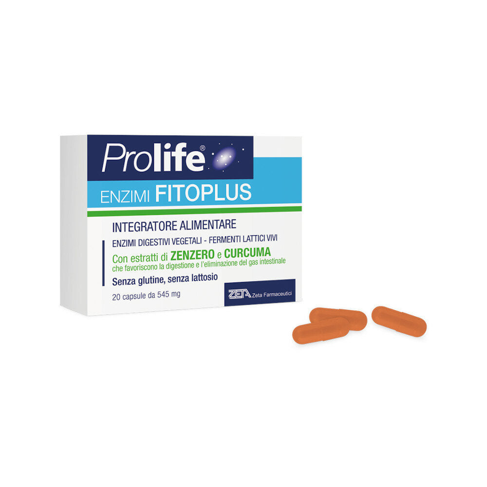 Prolife Enzimi Fitoplus Fermenti Lattici 20 capsule-2
