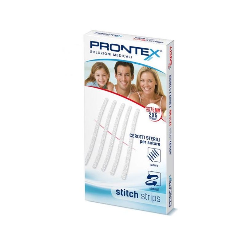 Prontex Stitch Strips 3x75mm 10 Pezzi-1