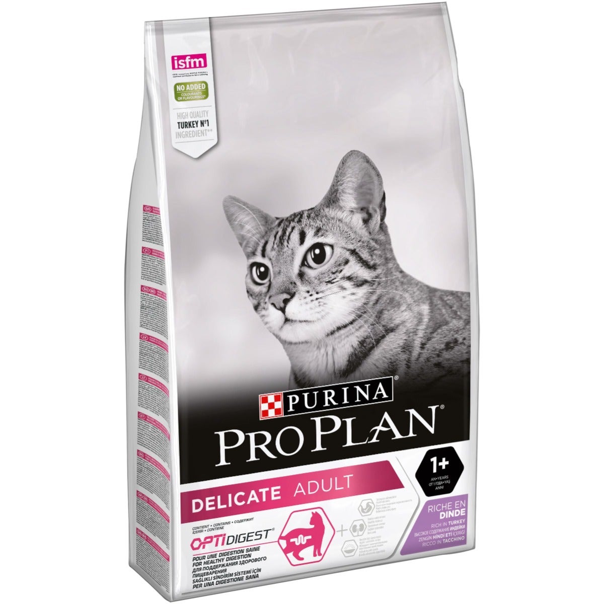 Purina Pro Plan Delicate Gatto Crocchette Tacchino Sacco 10kg-1